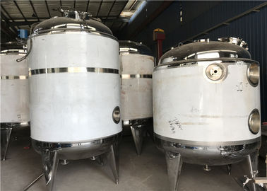 Cina 304/316 Stainless Steel Blending Tanks Untuk Farmasi / Kimia pabrik