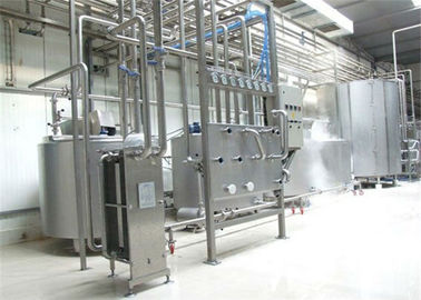 Jalur Produksi Yogurt Efisien Tinggi 1000L 2000L 3000L Dengan Sistem Kontrol