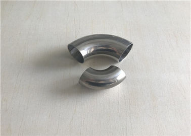 Cina Sanitary Stainless Steel Pipe Fittings / Stainless Steel 90 Gelar Elbow Mirror Polishing pabrik